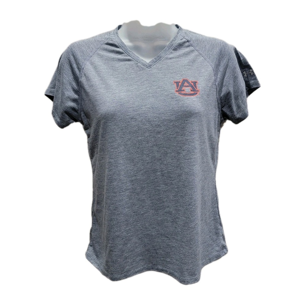 Women's Under Armour Gray Auburn T-shirt Small